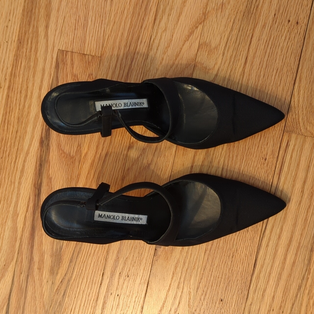 Manolo Blahnik Slingback Heels